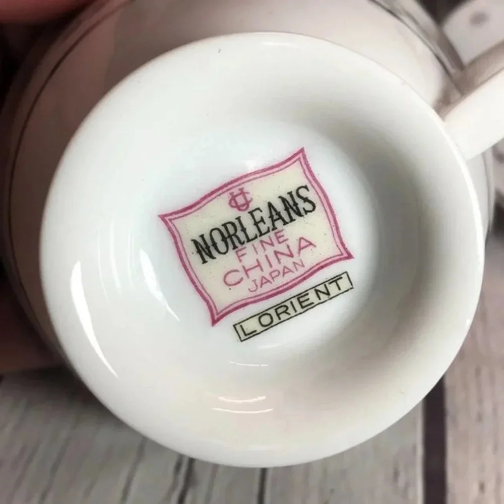 vintage NORLEANS fine china dinnerware made in Japan LORIENT